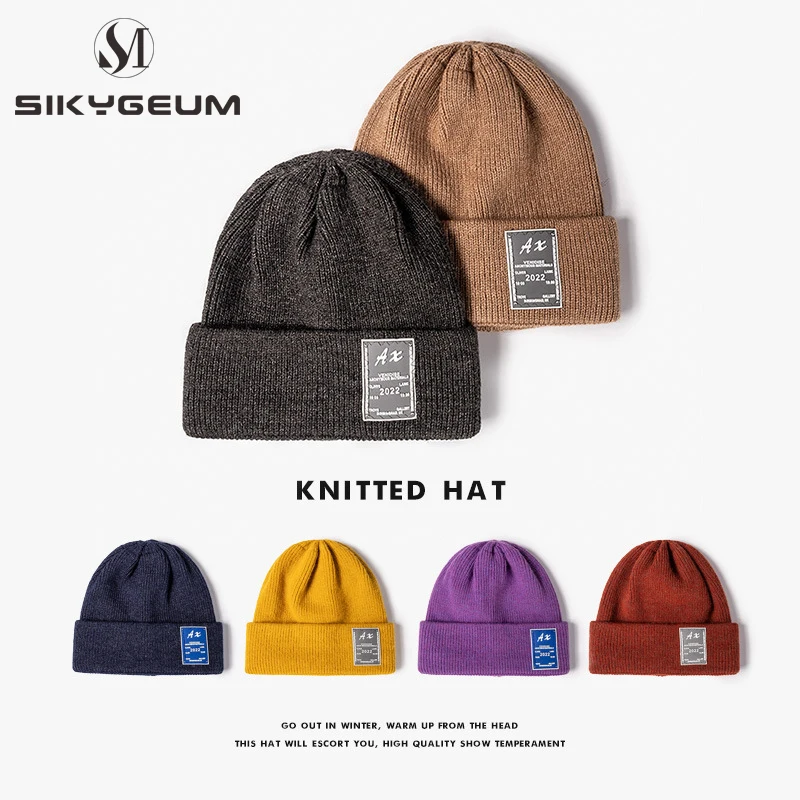SIKYGEUM Unisex Winter Hats Solid Warm Soft Knitted Hats Girl Autumn Acrylic Hip Hop Caps Women's Skullies Beanies For Women 
SIKYGEUM Unisex Winter Hats Solid Warm Soft Knitted Hats Girl Autumn Acrylic Hip Hop Caps Women's Skullies Beanies For Women