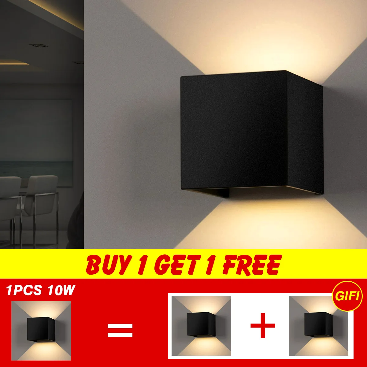 LED Wall Lamps IP65 Waterproof Indoor Outdoor Lighting Aluminum Wall Light For Home Bedroom Bedside Living Room Led Garden Porch
LED Wall Lamps IP65 Waterproof Indoor Outdoor Lighting Aluminum Wall Light For Home Bedroom Bedside Living Room Led Garden Porch