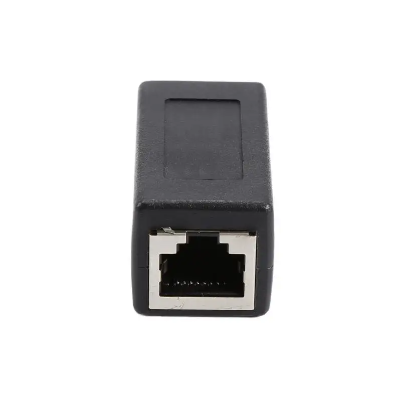 Network Connector RJ45 Female to Female Network Ethernet LAN Connect Adapter Black Cable Connector Adapter Portable
Network Connector RJ45 Female to Female Network Ethernet LAN Connect Adapter Black Cable Connector Adapter Portable