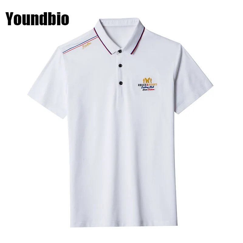 

Summer Fashion Brand Shirt Fashion Short Sleeve Polo Shirt Loose Stand-up Collar Thin Section Breathable Casual Polo Shirt