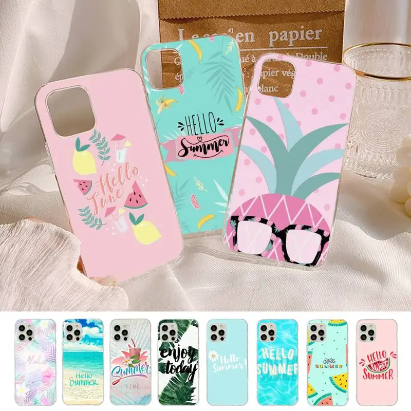Hello Cool Summer Beach Sea Phone Case for iPhone 11 12 13 mini pro XS MAX 8 7 6 6S Plus X 5S SE 2020 XR cover
Hello Cool Summer Beach Sea Phone Case for iPhone 11 12 13 mini pro XS MAX 8 7 6 6S Plus X 5S SE 2020 XR cover