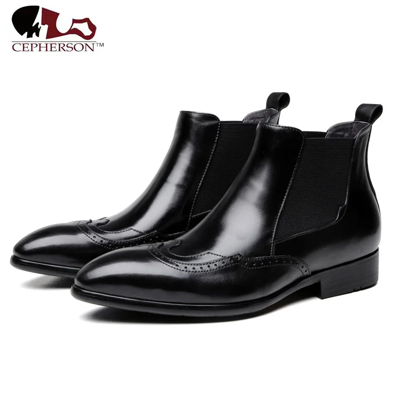 Italian brand designer women luxury fashion wedding party dress chelsea boots carved brogue genuine leather shoes ankle botas
Italian brand designer women luxury fashion wedding party dress chelsea boots carved brogue genuine leather shoes ankle botas