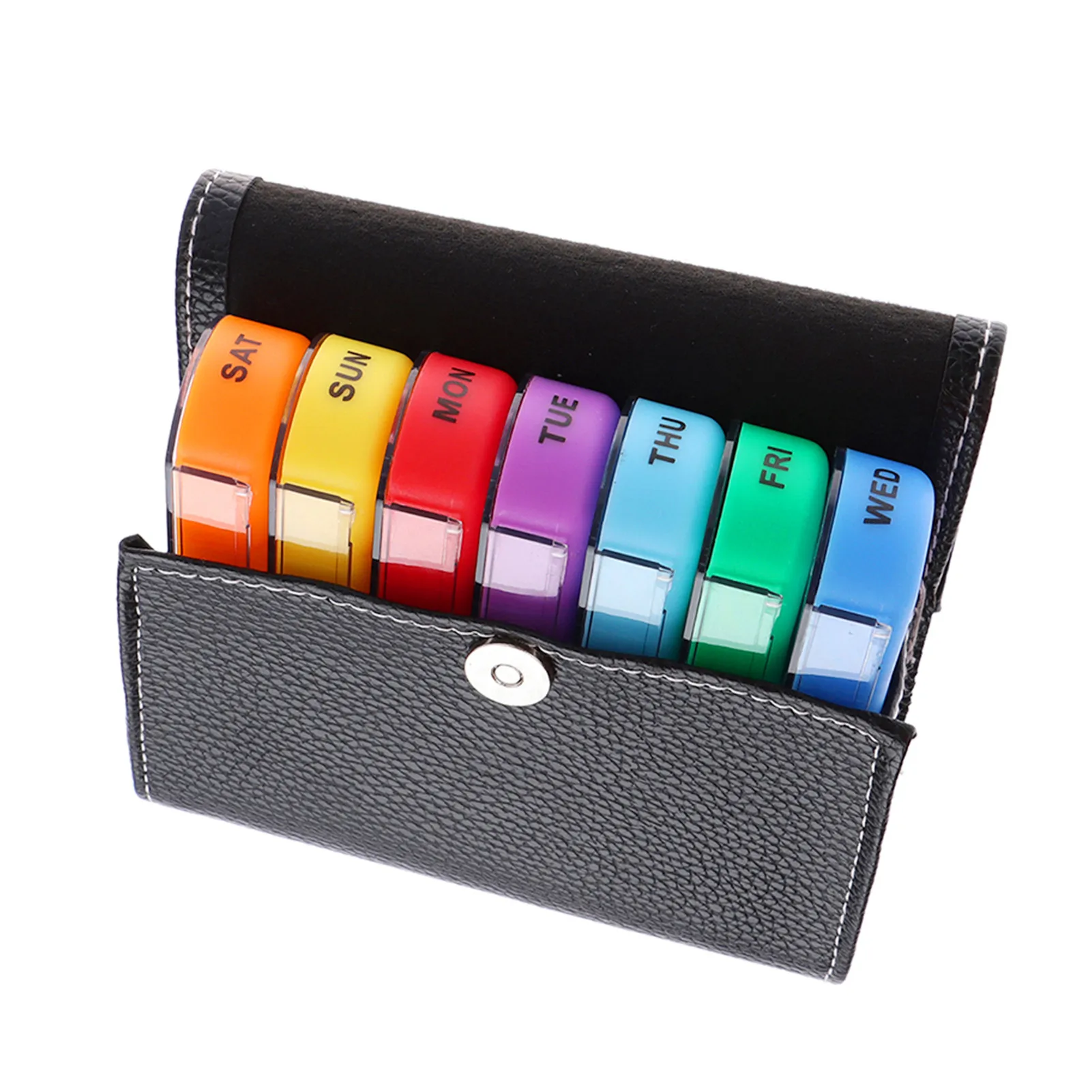 Портативный кожаная сумка таблетки коробка из искусственной кожи чехол для хранения чехол ящик для хранения таблеток Портативный еженедел... 
Портативный кожаная сумка таблетки коробка из искусственной кожи чехол для хранения чехол ящик для хранения таблеток Портативный еженедел...