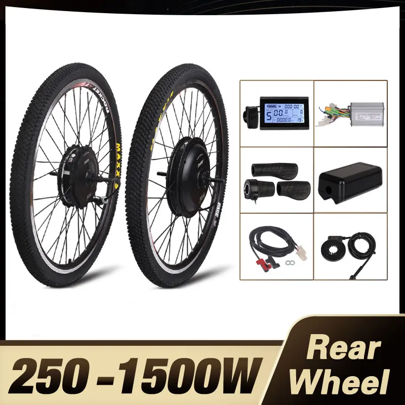 

ChamRider Wheel hub motor 1500W Electric bike Motor KIt 1000W ebike kit 500W ebike conversion kit 350W electric bike kit MXUS
