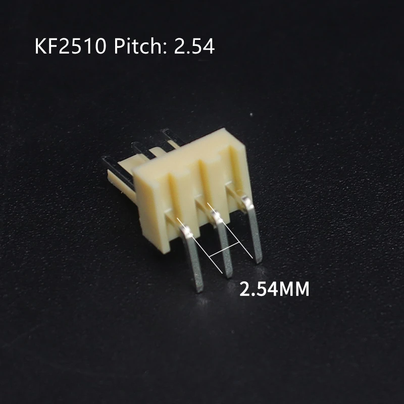 Коннектор KF2510 штырьковый разъем с шагом 2 54 мм 2P 3P 4P 5P 6P 7P 8P 9P 10P 11P 12P изогнутая игла