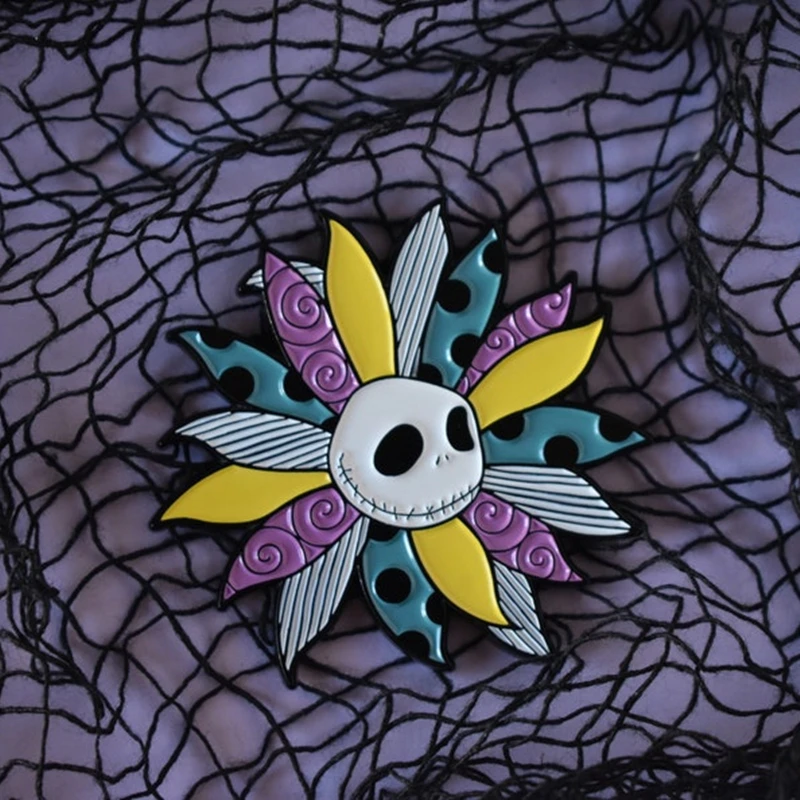 Jackflower Pin Hard Enamel Badge Christmas Nightmare Brooch Creative Backpack Lapel Pin Fan Jewelry Party Brooch 
Jackflower Pin Hard Enamel Badge Christmas Nightmare Brooch Creative Backpack Lapel Pin Fan Jewelry Party Brooch