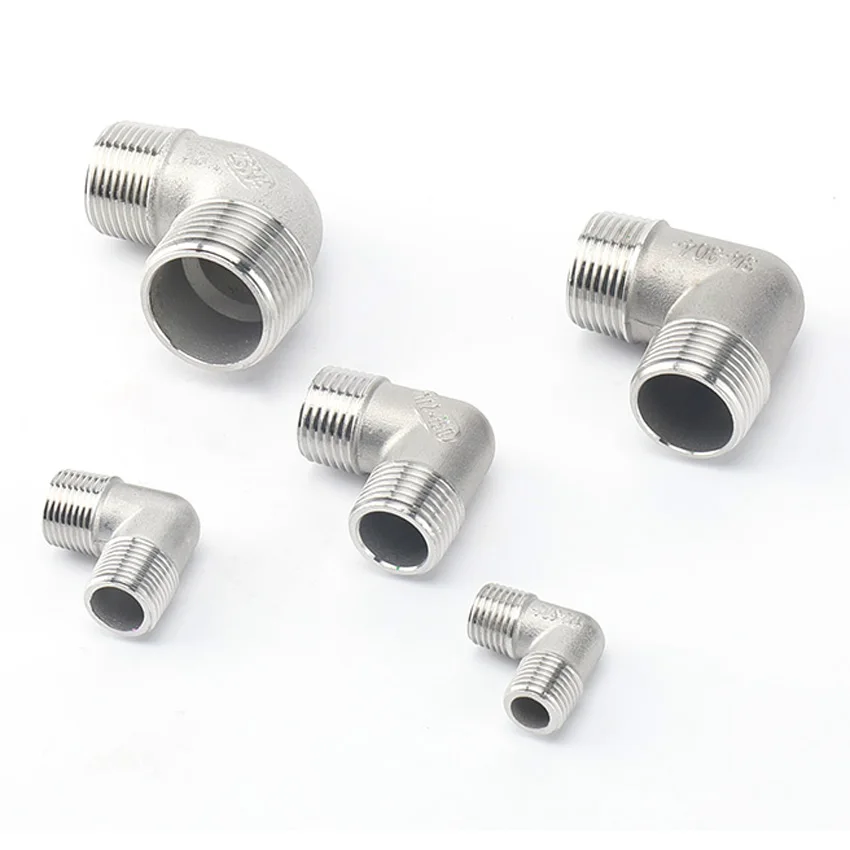 304 Нержавеющая Сталь BSPT 1/4 "3/8" 1/2 "3/4" 1 "11/4" 11/2 "2" наружная резьба 90, Соединительный адаптер для трубы
304 Нержавеющая Сталь BSPT 1/4 "3/8" 1/2 "3/4" 1 "11/4" 11/2 "2" наружная резьба 90, Соединительный адаптер для трубы