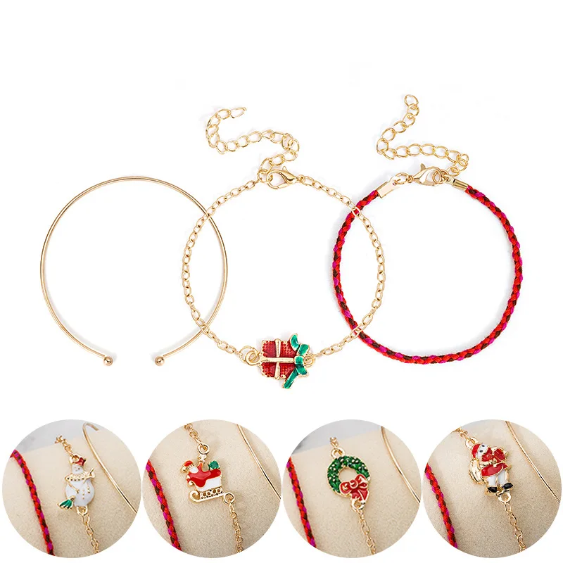 New Christmas gift BRACELET MULTI LAYERED Santa Claus wreath Snowman sleigh bracelet bracelet
New Christmas gift BRACELET MULTI LAYERED Santa Claus wreath Snowman sleigh bracelet bracelet