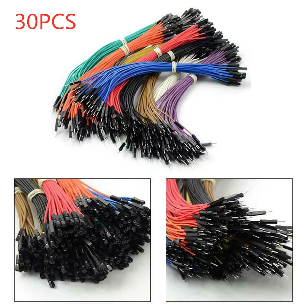 30pcs DIY Electronic Kit Breadboard Color Dupont Line 20cm 2.54mm Line Male To Female Dupont Jumper Wire Cable 1P Connector
30pcs DIY Electronic Kit Breadboard Color Dupont Line 20cm 2.54mm Line Male To Female Dupont Jumper Wire Cable 1P Connector