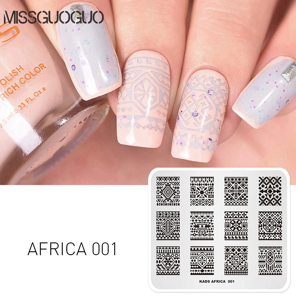 1PC New Africa Style Nail Art Stamping plate Nail Print Templates DIY Image Nail Polish Stamping Plate Nail Art Stencils
1PC New Africa Style Nail Art Stamping plate Nail Print Templates DIY Image Nail Polish Stamping Plate Nail Art Stencils