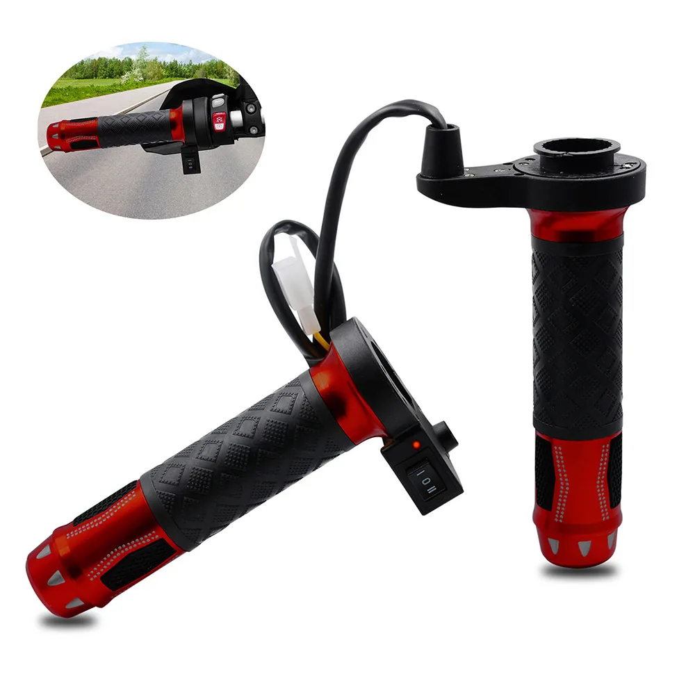7/8" 22mm Motorcycle handlebar 12V Adjustable Electric Hot Heated Grip Scooter Moped Bar Warmer Winter Motorbike Accessories 
7/8" 22mm Motorcycle handlebar 12V Adjustable Electric Hot Heated Grip Scooter Moped Bar Warmer Winter Motorbike Accessories