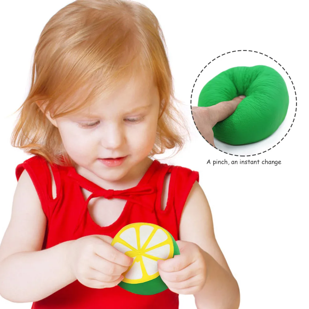 Lemon Squeeze Toy Simulation Fruit Half Lemon Squishy Slow Rising Scented Soft Squeeze Kids Grownups Stress Relief Toy
Lemon Squeeze Toy Simulation Fruit Half Lemon Squishy Slow Rising Scented Soft Squeeze Kids Grownups Stress Relief Toy