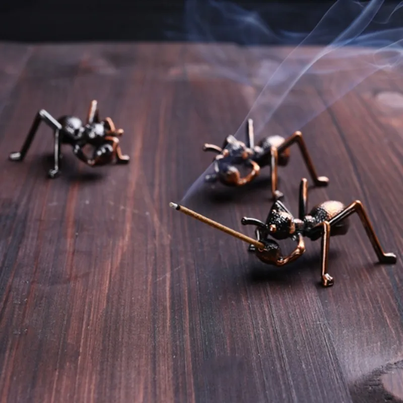 1pc Ant Shape Portable Alloy Copper Incense Holder Can Be Fixed Incense Sticks And Coil Burner Censer High Incense Plug
1pc Ant Shape Portable Alloy Copper Incense Holder Can Be Fixed Incense Sticks And Coil Burner Censer High Incense Plug