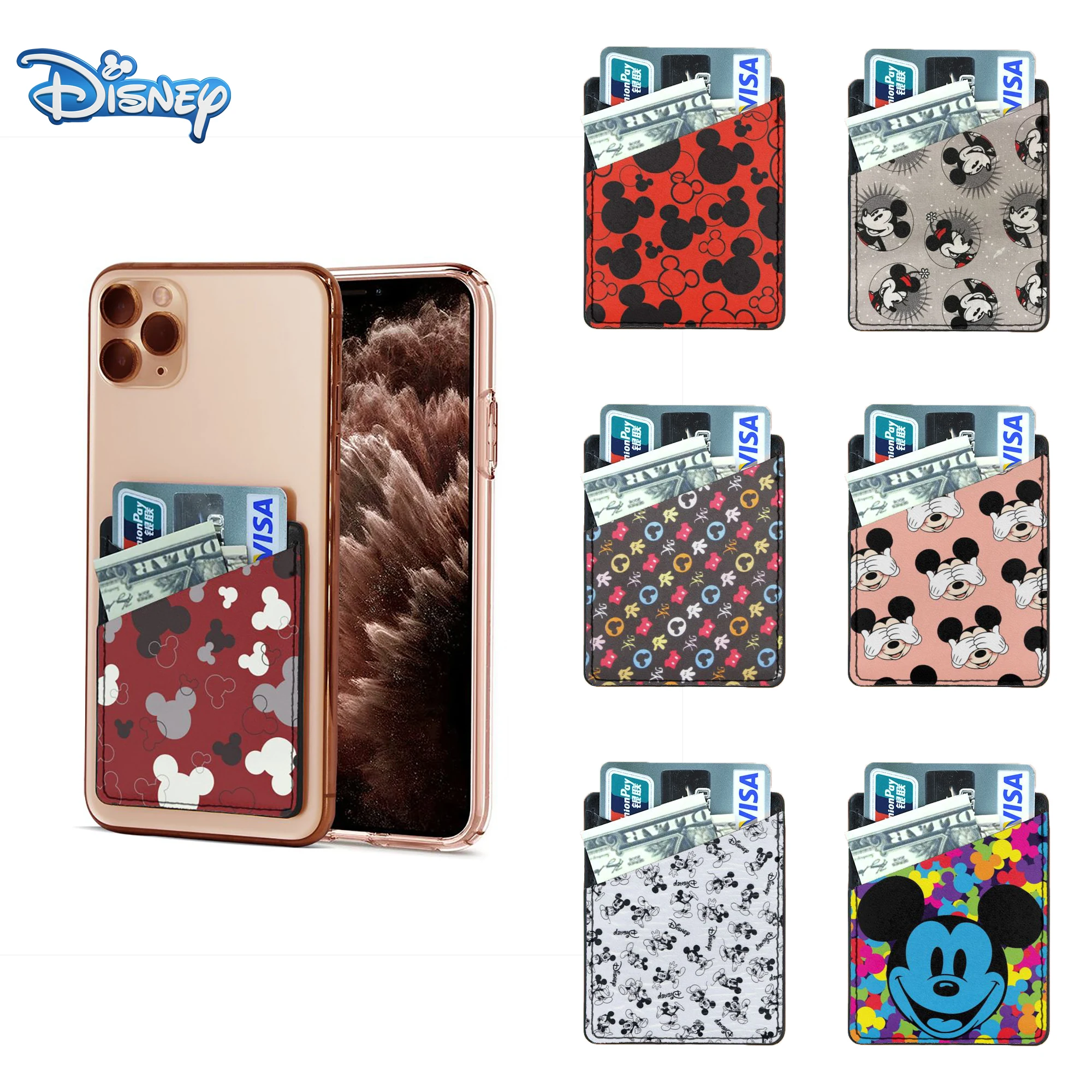 Disney Mickey Phone Card Holder Pocket Phone Wallet Credit ID Card Holder Adhesive Pocket Sticker Universal Cellphone Accessory
Disney Mickey Phone Card Holder Pocket Phone Wallet Credit ID Card Holder Adhesive Pocket Sticker Universal Cellphone Accessory