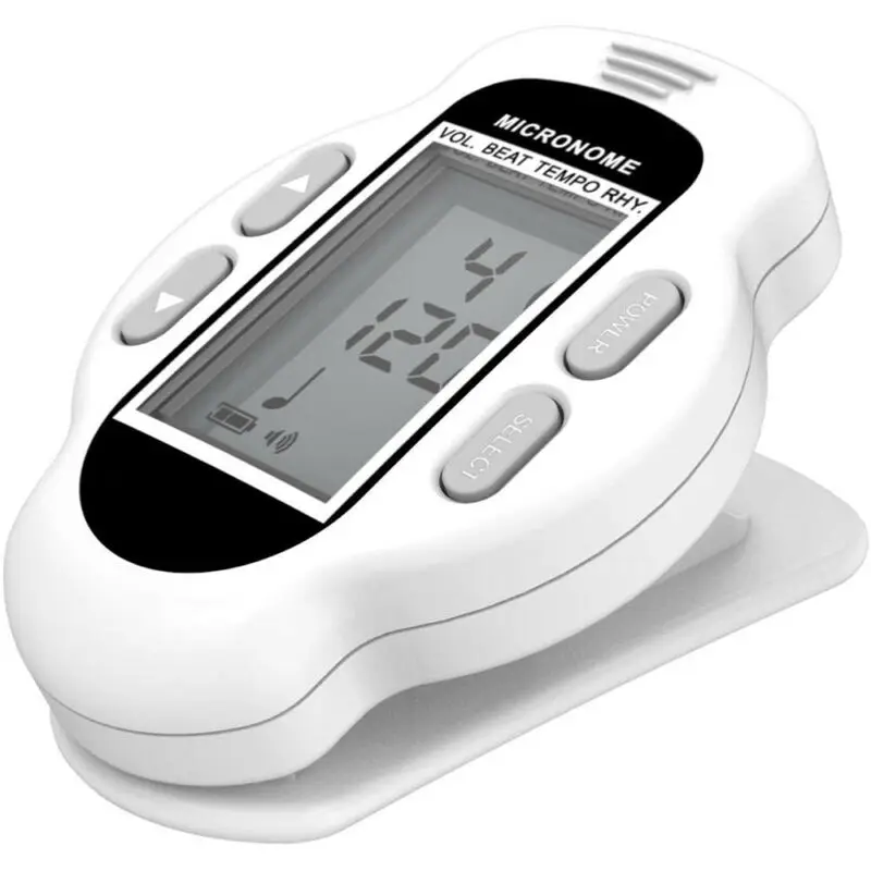 Guitar Rhythm Drum Built-in Battery LED-backlit LCD Display Pedals Synthesizer Effector Clip on Universal Metronome Zither
Guitar Rhythm Drum Built-in Battery LED-backlit LCD Display Pedals Synthesizer Effector Clip on Universal Metronome Zither