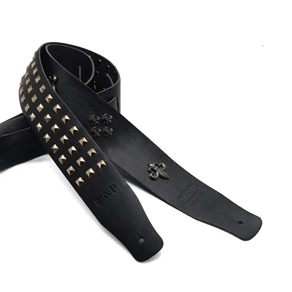 1pc Guitar Strap Metal Spike Studded Adjustable Heavy Duty Genuine Leather Guitar Strap Guitars Bass Accessories Parts dropship
1pc Guitar Strap Metal Spike Studded Adjustable Heavy Duty Genuine Leather Guitar Strap Guitars Bass Accessories Parts dropship