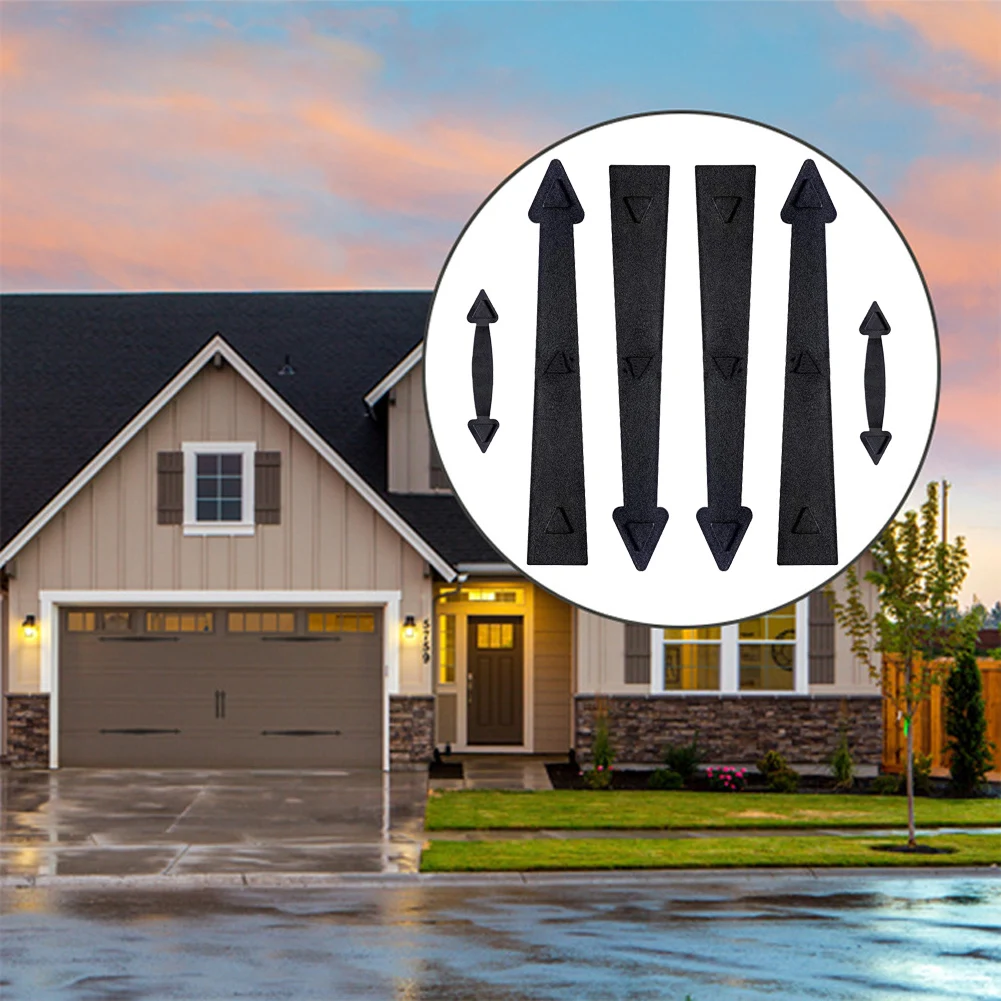 6pcs/set Magnetic Garage Door Decorative Hardware Arrow Style Hinges and Handles Carriage House Hinges Handles Kit
6pcs/set Magnetic Garage Door Decorative Hardware Arrow Style Hinges and Handles Carriage House Hinges Handles Kit