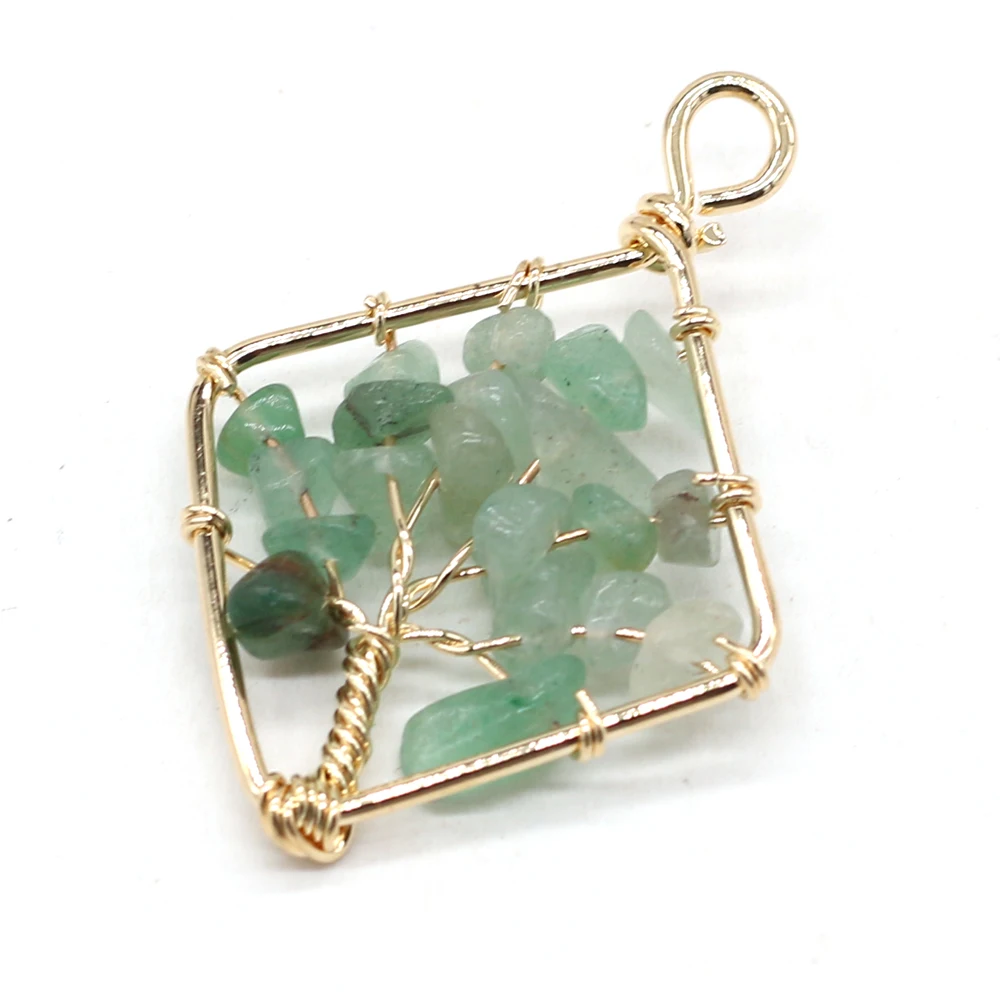 Hot Selling Natural Semi-precious Stones Diamond Winding Pendant Boutique Making DIY Fashion Charm Necklace Jewelry Accessories
Hot Selling Natural Semi-precious Stones Diamond Winding Pendant Boutique Making DIY Fashion Charm Necklace Jewelry Accessories