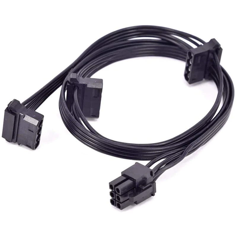 AU42 -PCIe 6 Pin 1 to 3 Molex IDE Power Supply Cable Modular PSU 4 Pin Peripheral for Corsair AXi Series AX1500I AX1200I
AU42 -PCIe 6 Pin 1 to 3 Molex IDE Power Supply Cable Modular PSU 4 Pin Peripheral for Corsair AXi Series AX1500I AX1200I
