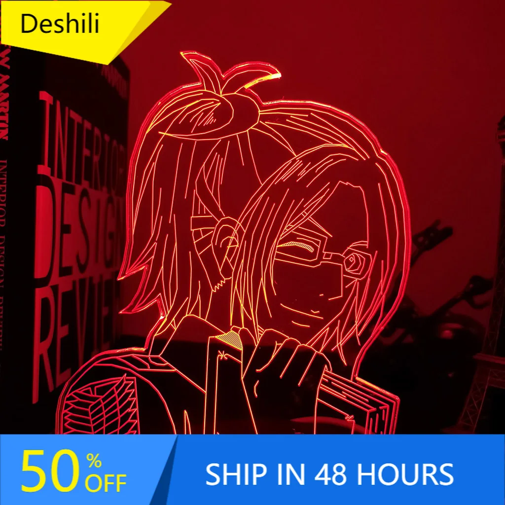 Anime 3d Light Attack on Titan Hange Zoe Lamp for Home Decor Birthday Gift Manga Attack on Titan LED Night Lamp Hange Zoe
Anime 3d Light Attack on Titan Hange Zoe Lamp for Home Decor Birthday Gift Manga Attack on Titan LED Night Lamp Hange Zoe