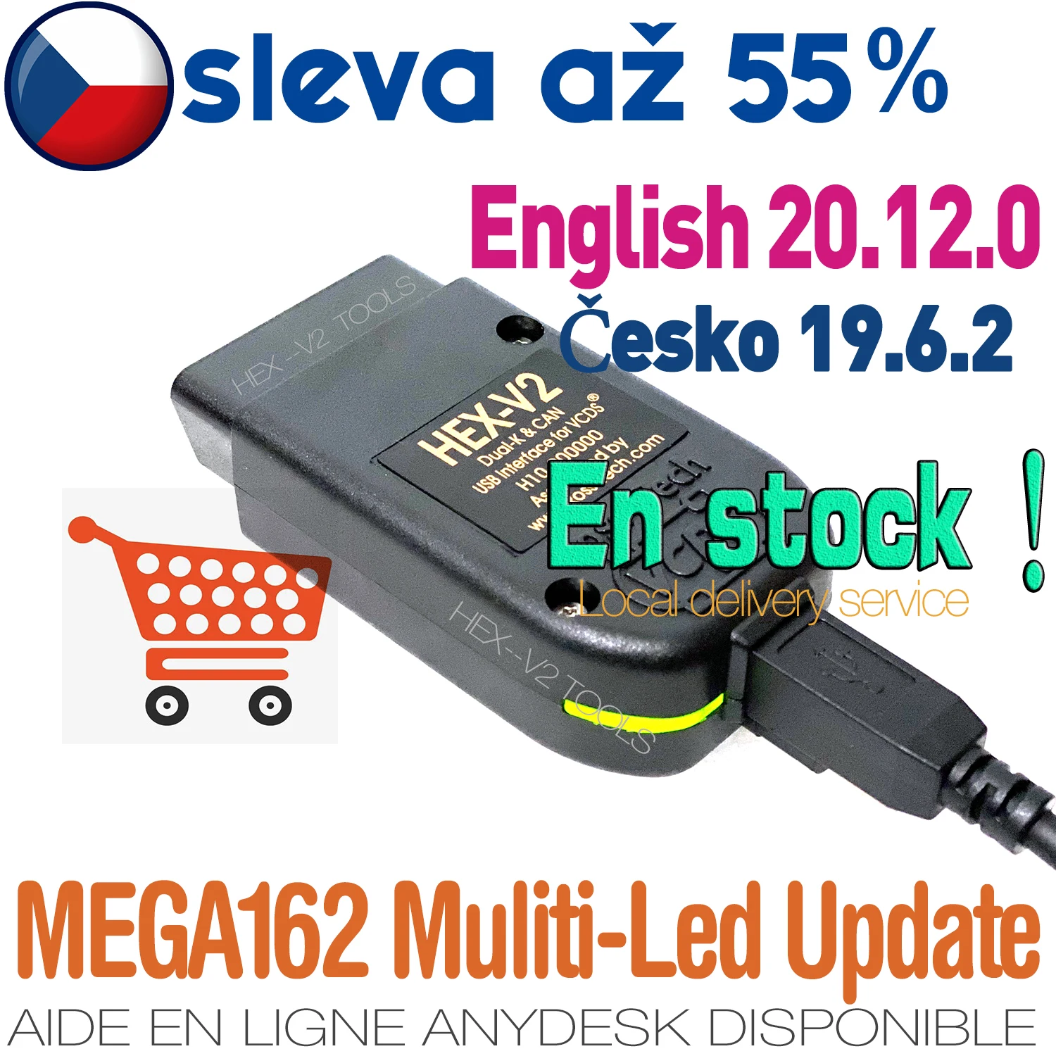 VAG COM 20.12 VAGCOM 20.4.2 Vag HEX V2 USB Interface FOR VW AUDI Skoda Seat VAG 20.4.1 Czech English ATMEGA162+16V8+FT232RQ
VAG COM 20.12 VAGCOM 20.4.2 Vag HEX V2 USB Interface FOR VW AUDI Skoda Seat VAG 20.4.1 Czech English ATMEGA162+16V8+FT232RQ