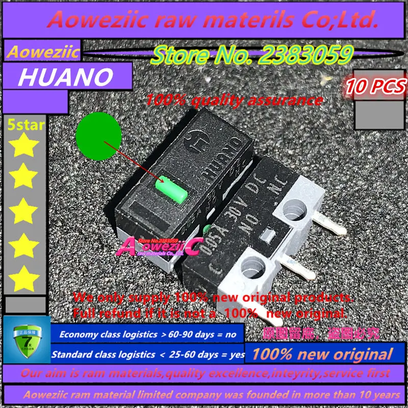 Aoweziic (10PCS) HUANO mouse micro switch mouse button life 5 million silver contact feel more crisp green
Aoweziic (10PCS) HUANO mouse micro switch mouse button life 5 million silver contact feel more crisp green