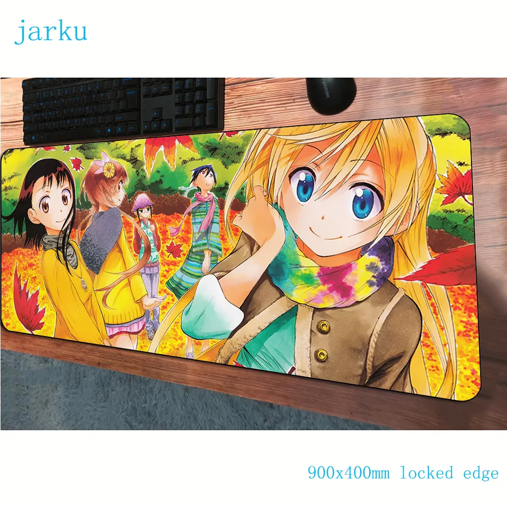 Nisekoi mats 900x400MM Onodera Kosaki gaming mouse pad mousepad Kirisaki Chitoge pc notebook gamer accessories padmouse mat
Nisekoi mats 900x400MM Onodera Kosaki gaming mouse pad mousepad Kirisaki Chitoge pc notebook gamer accessories padmouse mat