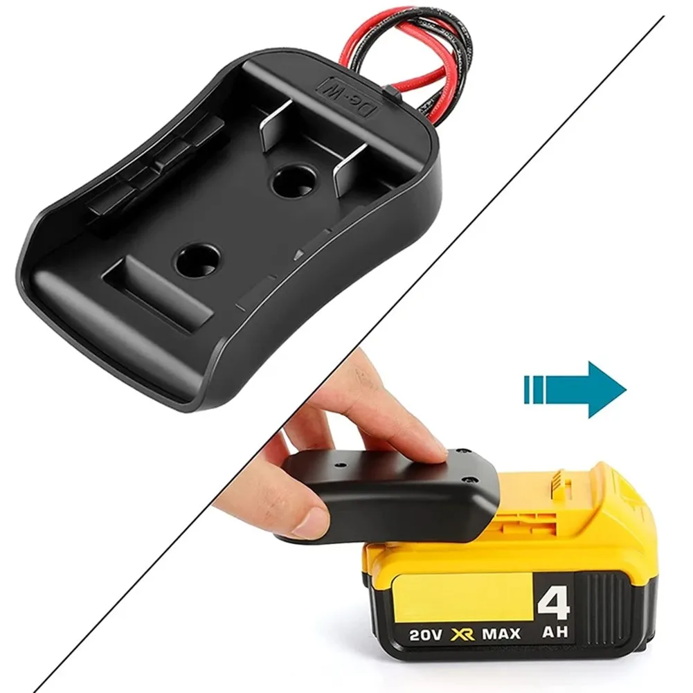 Battery Adapter Power Connector With Wire For DeWALT 14.4/18/20v Li-ion Battery Adapter Black
Battery Adapter Power Connector With Wire For DeWALT 14.4/18/20v Li-ion Battery Adapter Black