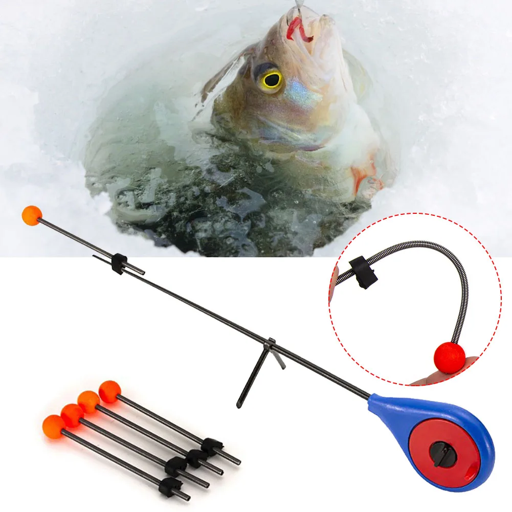 Portable Winter Fishing Rods With 5Pcs Small Red Spring Ball Ice Fishing Rod Pole Tip Fishing Tackle Tools For Outdoor Fishing
Portable Winter Fishing Rods With 5Pcs Small Red Spring Ball Ice Fishing Rod Pole Tip Fishing Tackle Tools For Outdoor Fishing