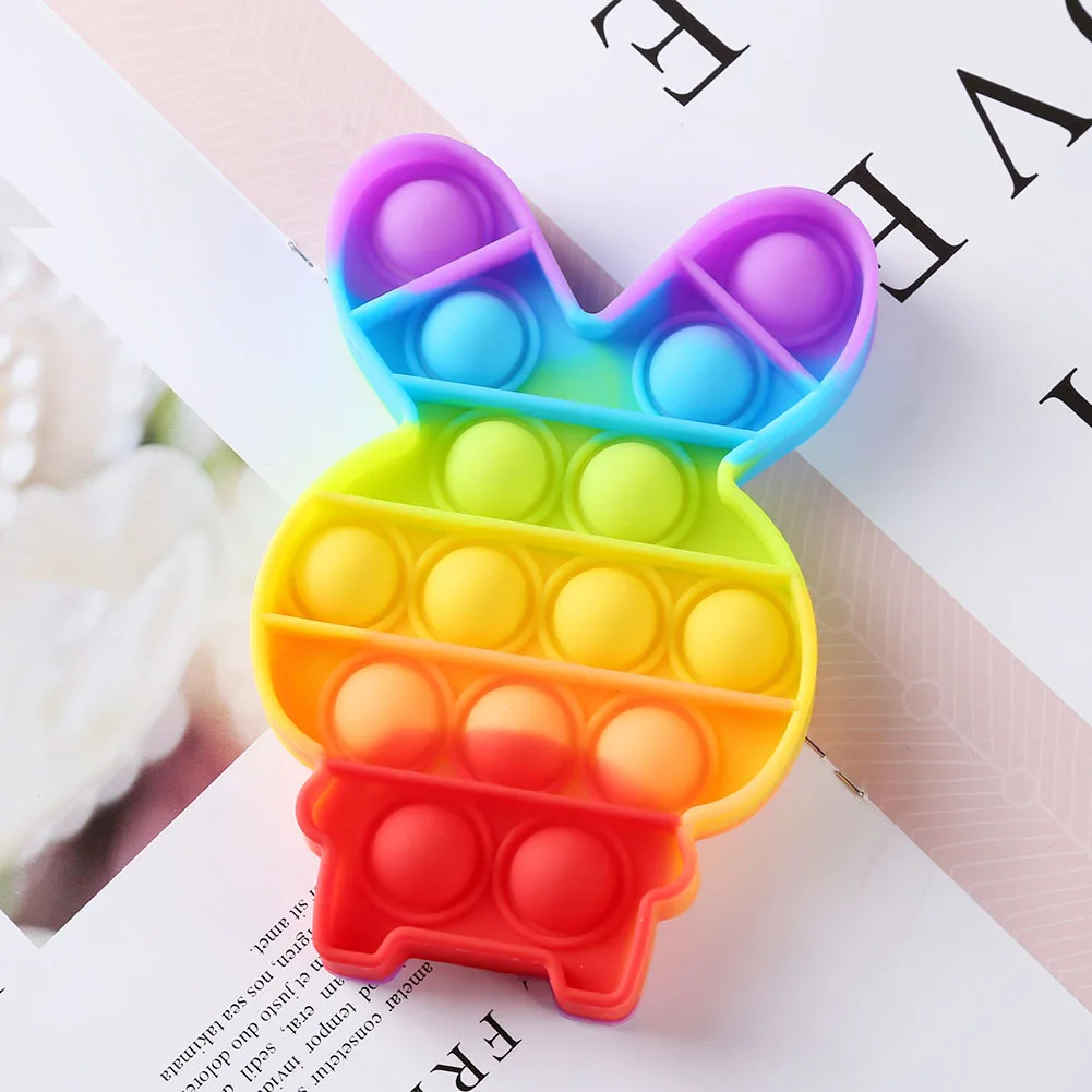 Push Bubble Toys Fun Ice Cream Animal Shaped Silicone Reusable Squeeze Toys Stress Reliever Anti Stress Board Games Kids Gift
Push Bubble Toys Fun Ice Cream Animal Shaped Silicone Reusable Squeeze Toys Stress Reliever Anti Stress Board Games Kids Gift