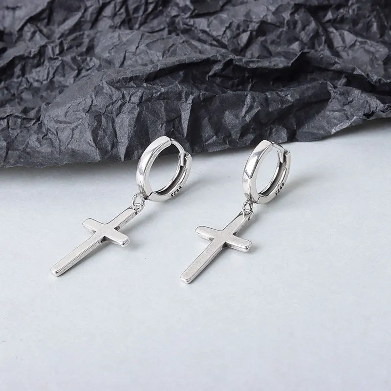 925 Sterling Silver Cross Stud Earrings For Women Girls Lady Hypoallergenic Sterling-silver-jewelry Pendientes eh1056
925 Sterling Silver Cross Stud Earrings For Women Girls Lady Hypoallergenic Sterling-silver-jewelry Pendientes eh1056