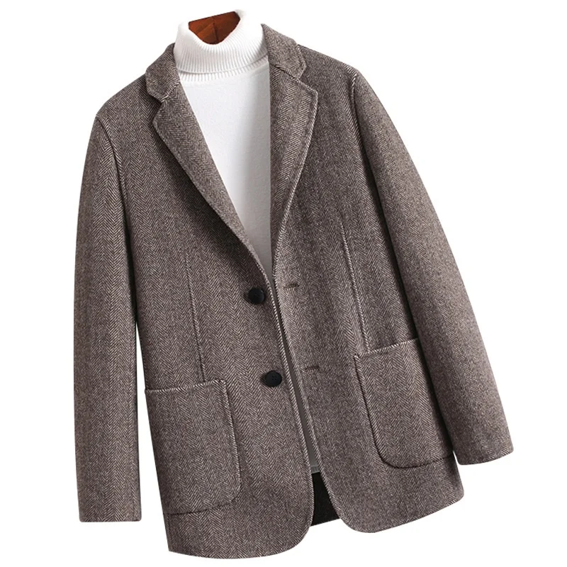 71% Wool 29% Polyester Anti-wrinkle Warm High Quality Winter Men Suit Jackets Two Buttons Male Slim Fit Man Woolen Jacket Blazer
71% Wool 29% Polyester Anti-wrinkle Warm High Quality Winter Men Suit Jackets Two Buttons Male Slim Fit Man Woolen Jacket Blazer