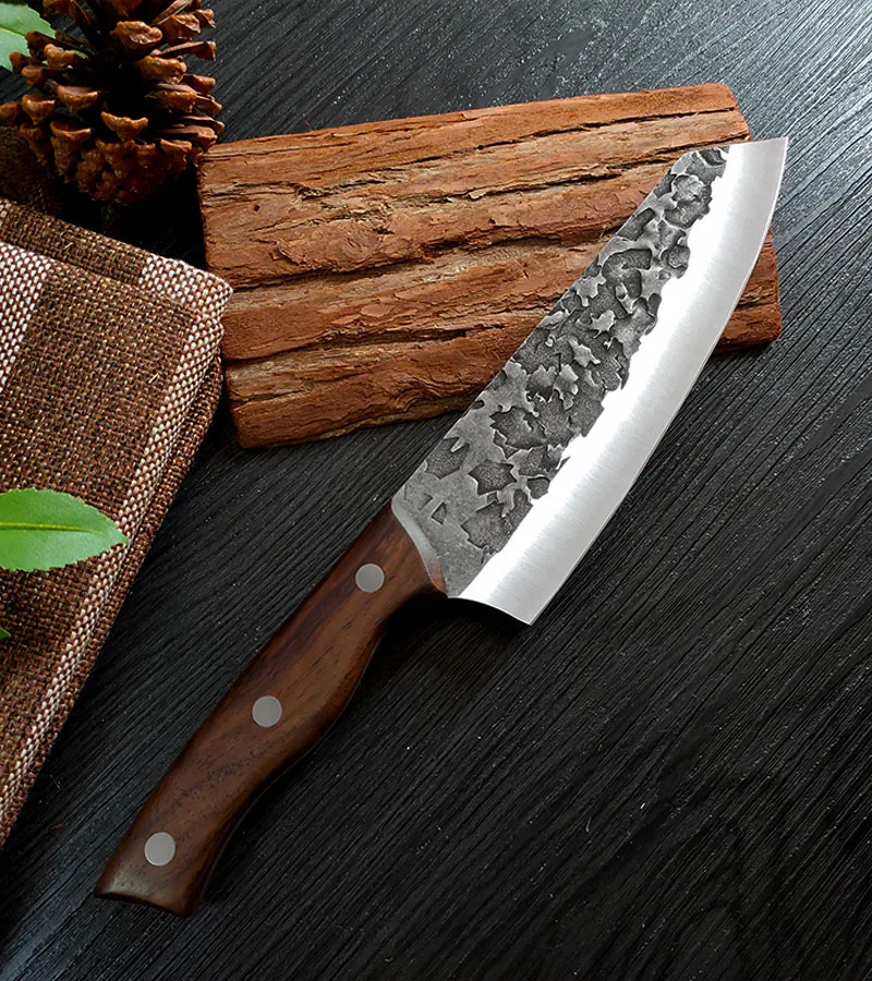 Кованый японский кухонный нож из высокоуглеродистой стали, ножи шеф-повара для нарезки, деревянная ручка для мяса, овощей, универсальный но...
Кованый японский кухонный нож из высокоуглеродистой стали, ножи шеф-повара для нарезки, деревянная ручка для мяса, овощей, универсальный но...