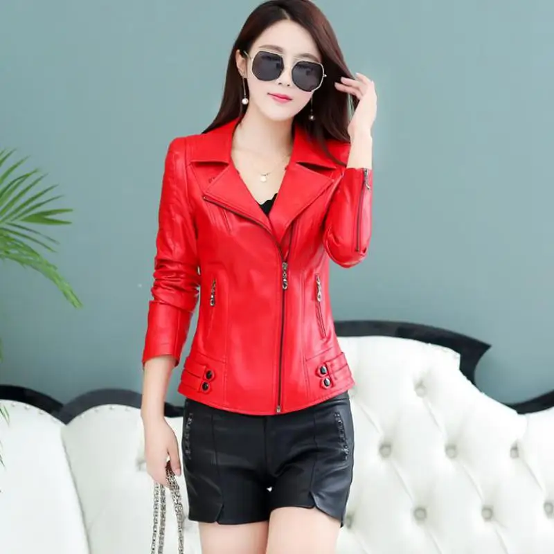 Plus Size Pu Leather Jacket Womens Short Slim Thick Coats Spring Winter Casual Jackets Faux Female Warm Coat Tops Moto Jackets
Plus Size Pu Leather Jacket Womens Short Slim Thick Coats Spring Winter Casual Jackets Faux Female Warm Coat Tops Moto Jackets