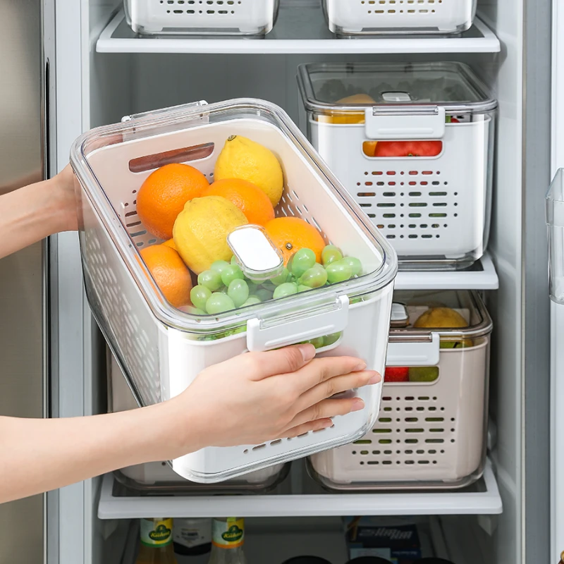Refrigerator Preservation Box Special Box for Food Grade Vegetables and Eggs Kitchen Drain Freezer Finishing Magic Device
Refrigerator Preservation Box Special Box for Food Grade Vegetables and Eggs Kitchen Drain Freezer Finishing Magic Device