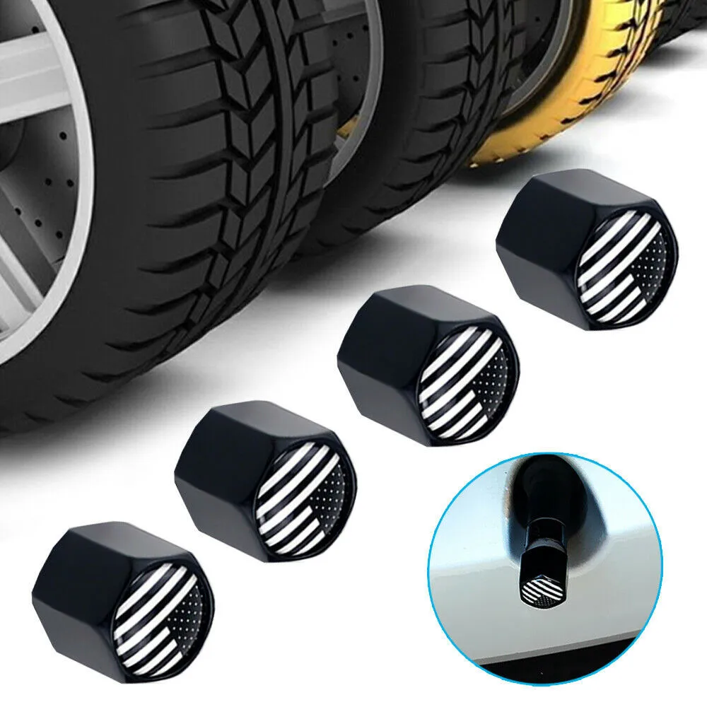 4pcs American Flag Wheel Tire Valve Cap Stem Cover For Car Accessories Universal Wheel Tire Cap Air Valve Black
4pcs American Flag Wheel Tire Valve Cap Stem Cover For Car Accessories Universal Wheel Tire Cap Air Valve Black