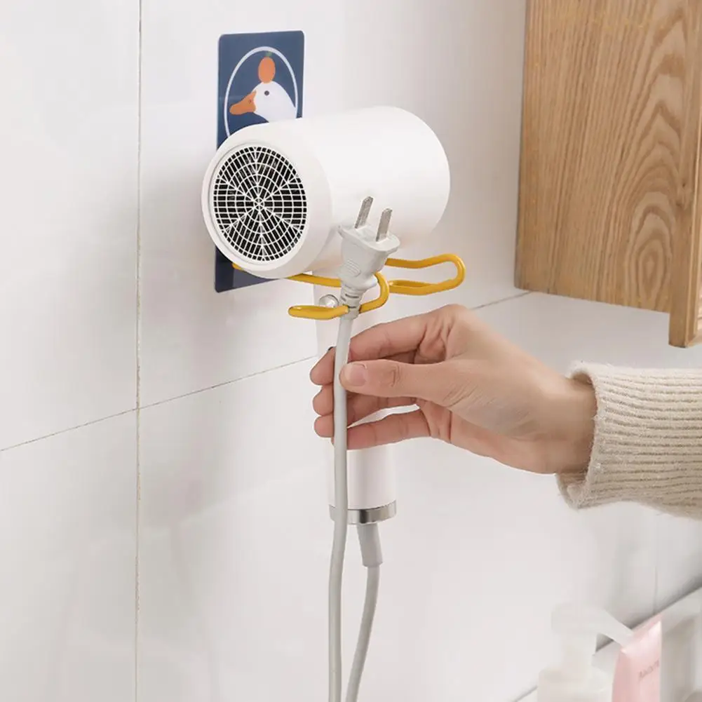 Hair Dryer Holder Wall Mounted Self-adhesive No Drilling Wide Application Hair Dryer Rack for Bathroom
Hair Dryer Holder Wall Mounted Self-adhesive No Drilling Wide Application Hair Dryer Rack for Bathroom