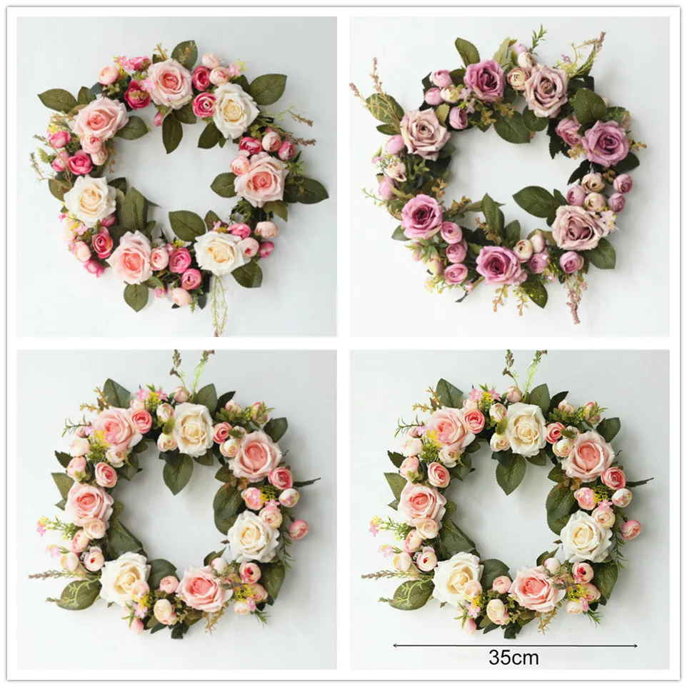 Artificial Rose Peony Door Hanging Flower Garland Wedding Party Christmas Wall Front Door Decoration Home Decor
Artificial Rose Peony Door Hanging Flower Garland Wedding Party Christmas Wall Front Door Decoration Home Decor
