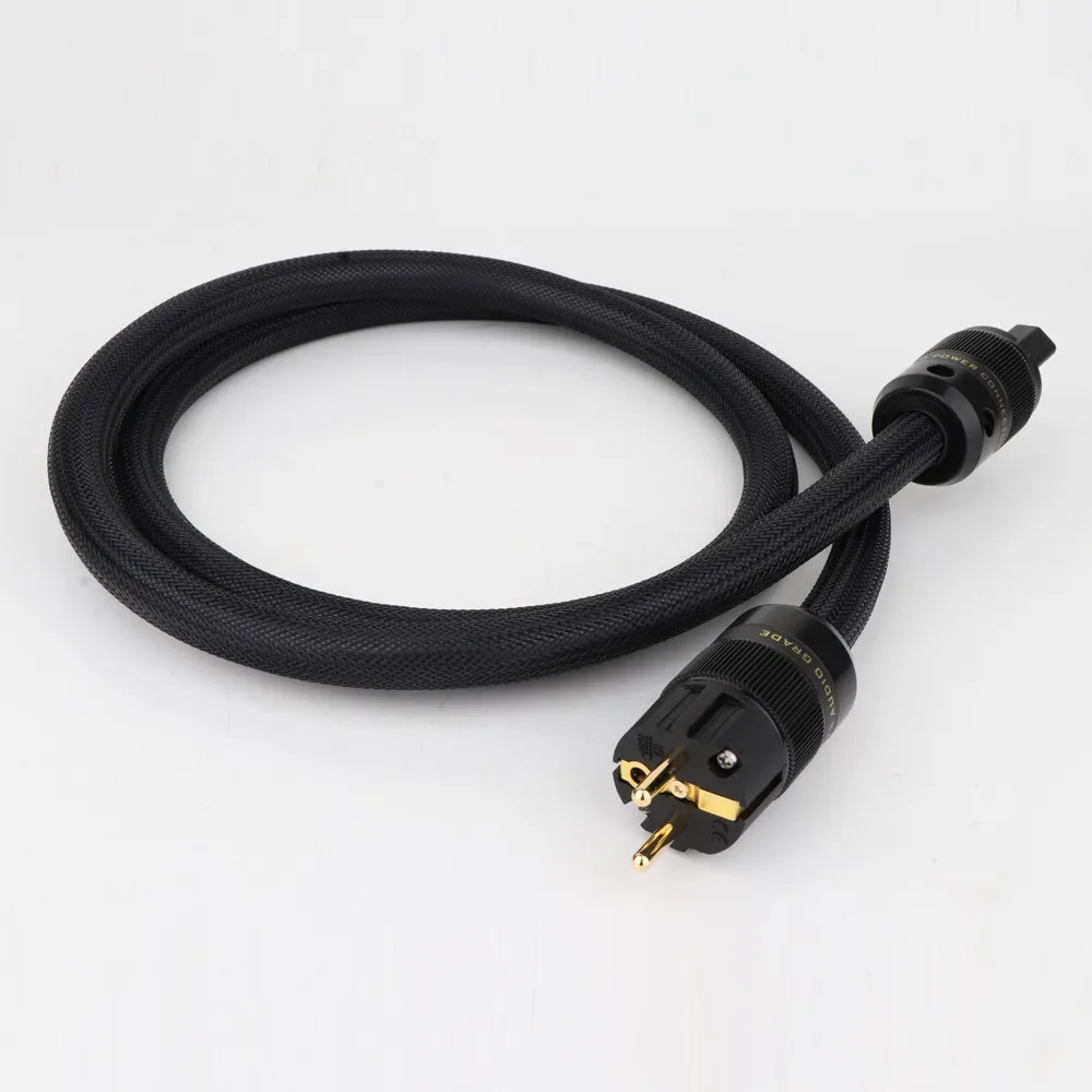 Preffair D504S Silver Plated Audiophile AC Power Cable Pure Black Power Cord Cable HIFI HI END Schuko US
Preffair D504S Silver Plated Audiophile AC Power Cable Pure Black Power Cord Cable HIFI HI END Schuko US