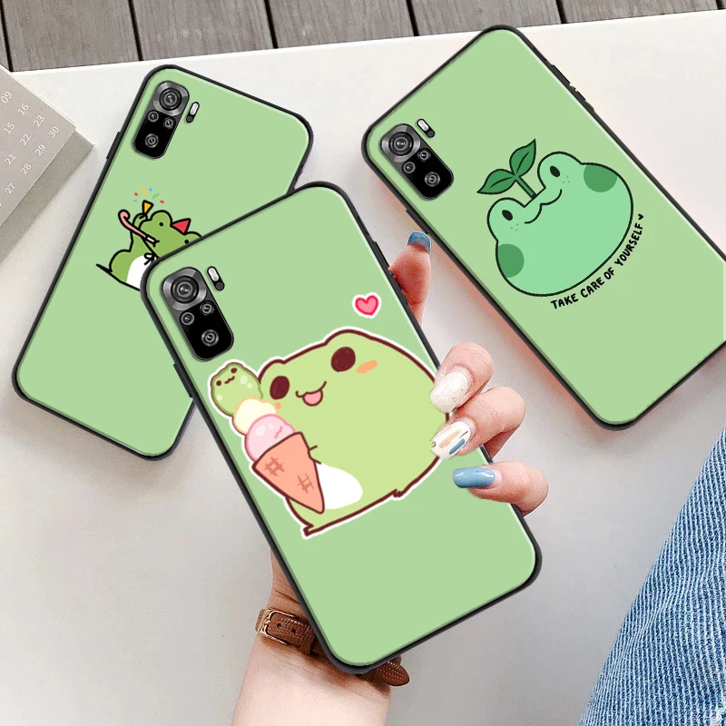 Funny Animal Frog Phone Case For Xiaomi Redmi 9 9i 9AT 9T 9A 9C 10X 4G 5G Note 10 T 5G 10S Soft TPU Silcone Cover Coque Capa
Funny Animal Frog Phone Case For Xiaomi Redmi 9 9i 9AT 9T 9A 9C 10X 4G 5G Note 10 T 5G 10S Soft TPU Silcone Cover Coque Capa