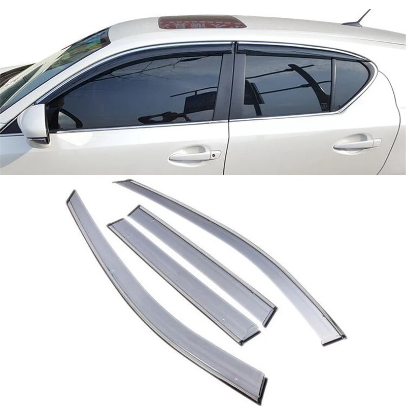 CEYUSOT For Lexus Ct200h Car Window Visor 4 Pcs/set Window Side Waterproof Decoration Shield Exterior Accessories Decoration PP
CEYUSOT For Lexus Ct200h Car Window Visor 4 Pcs/set Window Side Waterproof Decoration Shield Exterior Accessories Decoration PP
