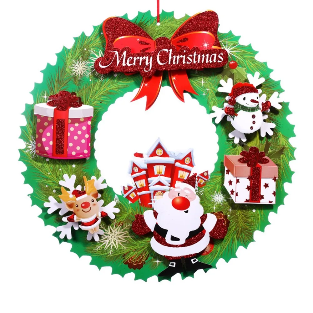 Christmas Wreath Wall Stickers Three-Dimensional Glitter Paper Garland Decor Paper Glitter Christmas Wreath Window Room Decorati
Christmas Wreath Wall Stickers Three-Dimensional Glitter Paper Garland Decor Paper Glitter Christmas Wreath Window Room Decorati