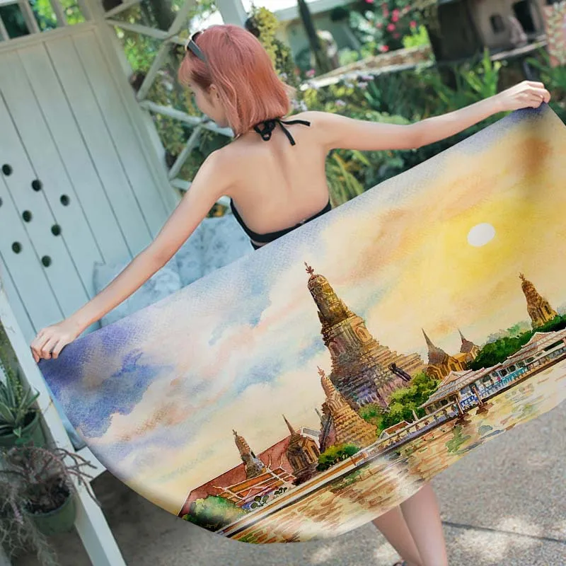 Lychee Digital Landscape Printed Beach Towel Super Absorbent Beach Towel Adult Soft Towel Beach Accessories
Lychee Digital Landscape Printed Beach Towel Super Absorbent Beach Towel Adult Soft Towel Beach Accessories