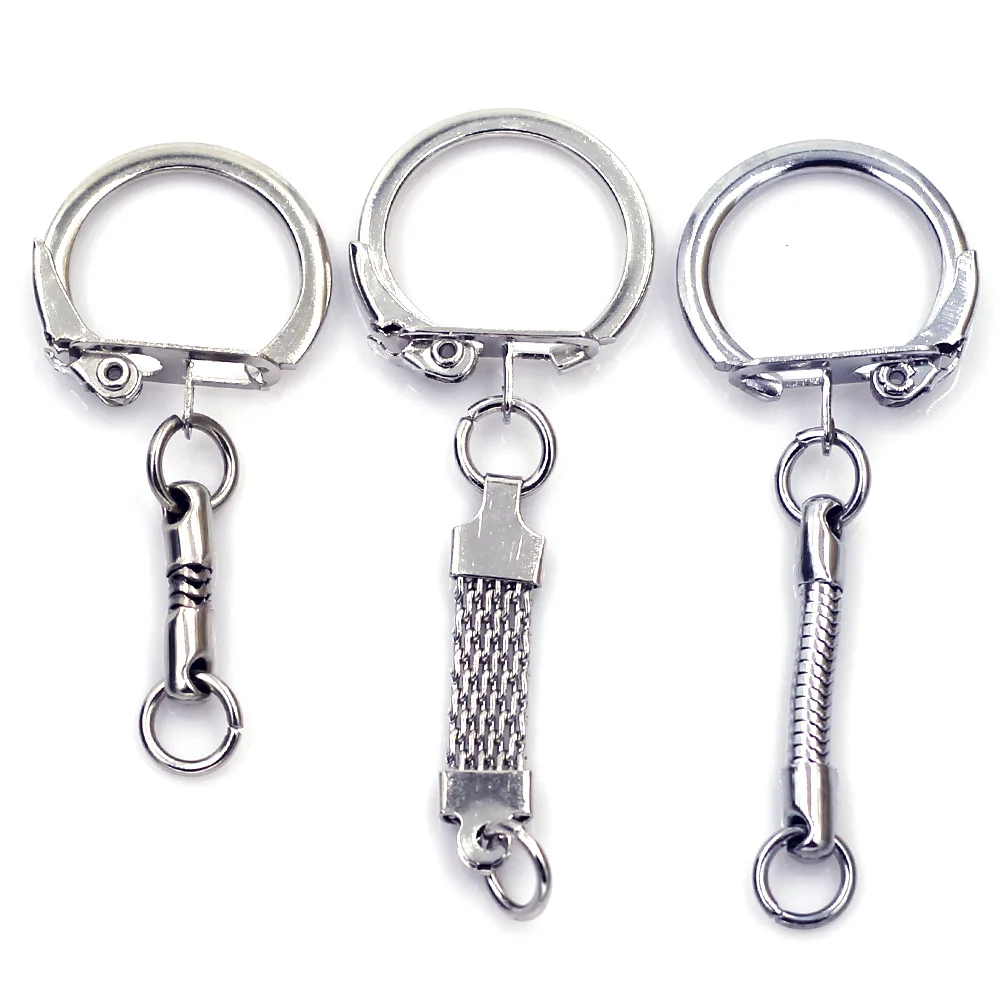 15Pcs 3 Styles Silver Tone Key Chains Key Ring Holder Snake Chain Net Chain DIY Crafts Handmade Jewelry Making Accessories
15Pcs 3 Styles Silver Tone Key Chains Key Ring Holder Snake Chain Net Chain DIY Crafts Handmade Jewelry Making Accessories