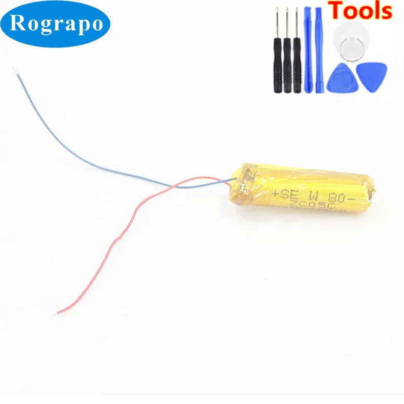 New LIS1630HNPC Battery For Sony MDR-XB80BS, MDR-XB70BT Accumulator 130mAh Full Replacement Batterie 2-wire+tools
New LIS1630HNPC Battery For Sony MDR-XB80BS, MDR-XB70BT Accumulator 130mAh Full Replacement Batterie 2-wire+tools