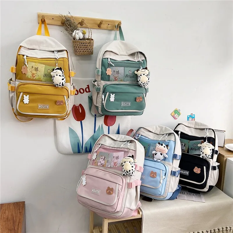 2021 New Fashion Women's Backpack Large School Backpack Waterproof Travel Cute School Bags For Girls
2021 New Fashion Women's Backpack Large School Backpack Waterproof Travel Cute School Bags For Girls