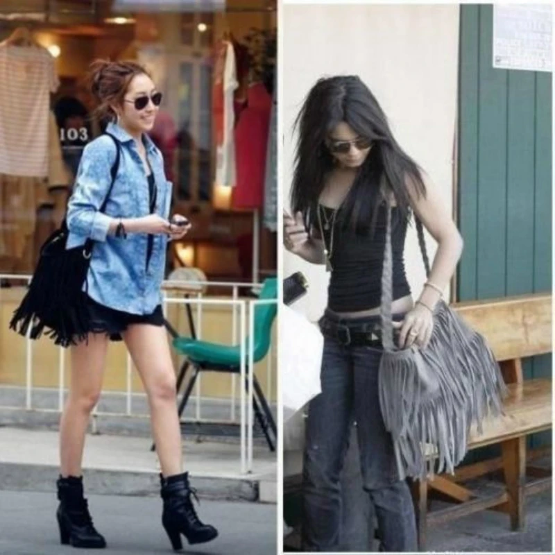 Bohemian Fringe Woven Large Capacity Messenger Bag handbag 2020 HOT Fashion Women's Shoulder Bag
Bohemian Fringe Woven Large Capacity Messenger Bag handbag 2020 HOT Fashion Women's Shoulder Bag
