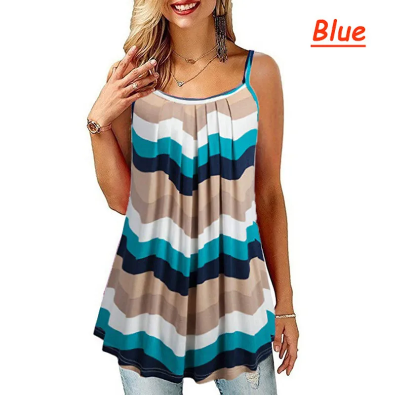 Big Size Women Blouse 2020 New Summer Sexy Sleeveless Beach Style Tops Fashion Female Floral Printed Loose Folds Irregular Tops
Big Size Women Blouse 2020 New Summer Sexy Sleeveless Beach Style Tops Fashion Female Floral Printed Loose Folds Irregular Tops