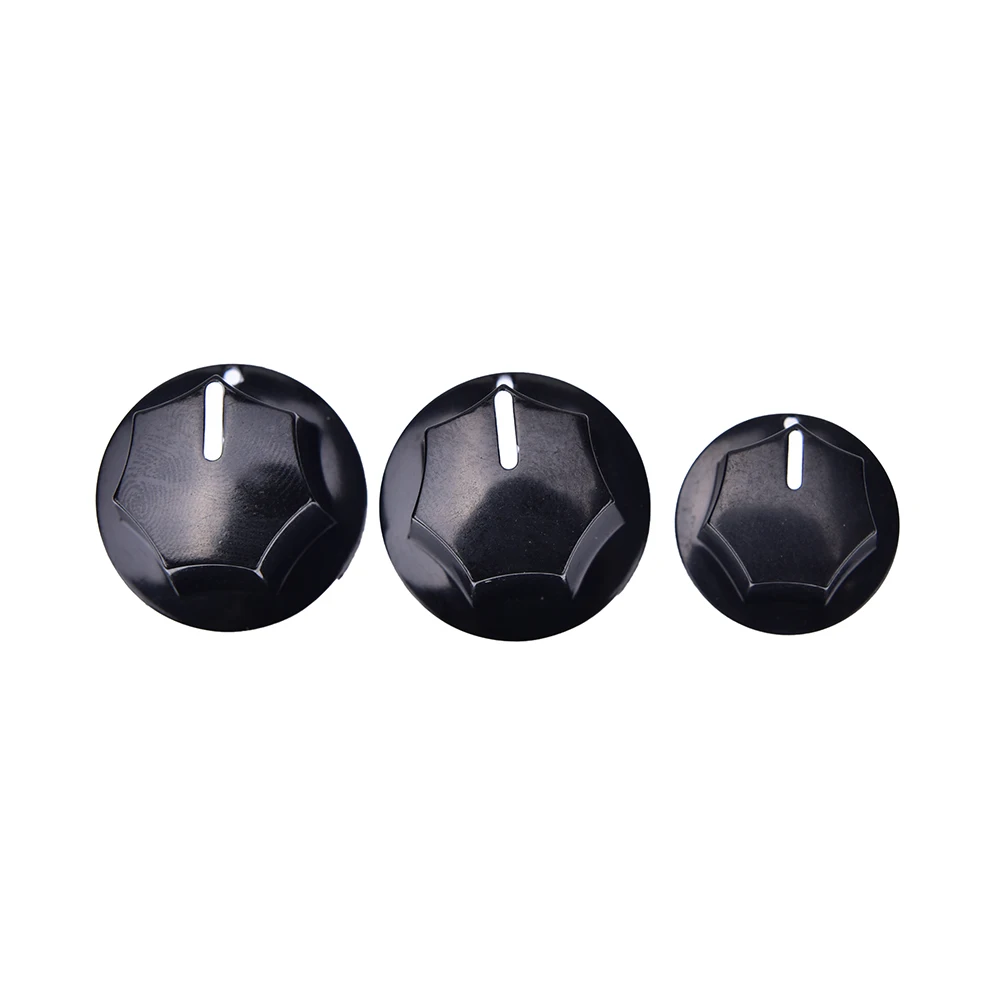 IRIN 3 Pcs Amp Volume Tone Control Knobs Plasti Black Vintage Style Jazz Bass Guitar Accessories Potentiometer | Спорт и развлечения