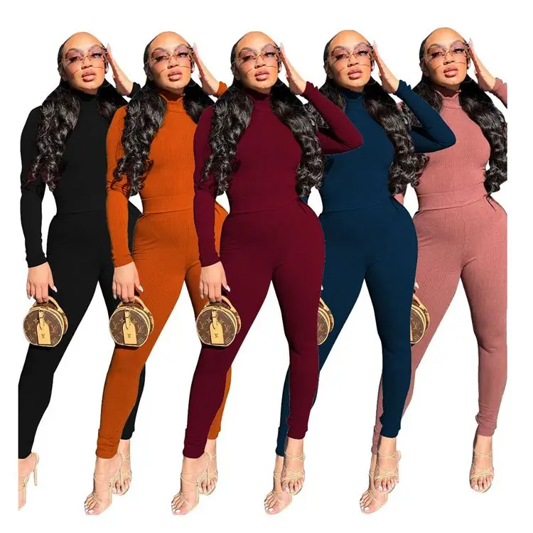 New Style Fashionable Womens Clothing Winter Casual Solid Color Top And Pants 2 Piece Set Women Two Piece Set
New Style Fashionable Womens Clothing Winter Casual Solid Color Top And Pants 2 Piece Set Women Two Piece Set